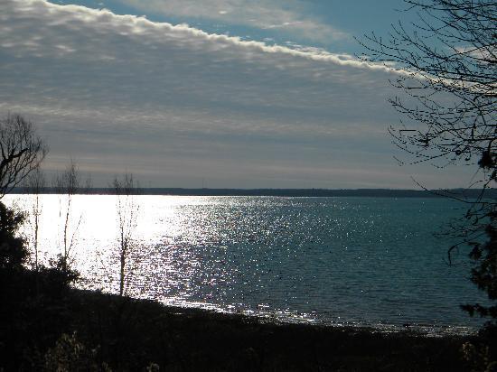 Bayview Lakefront Inn Saint Ignace Esterno foto